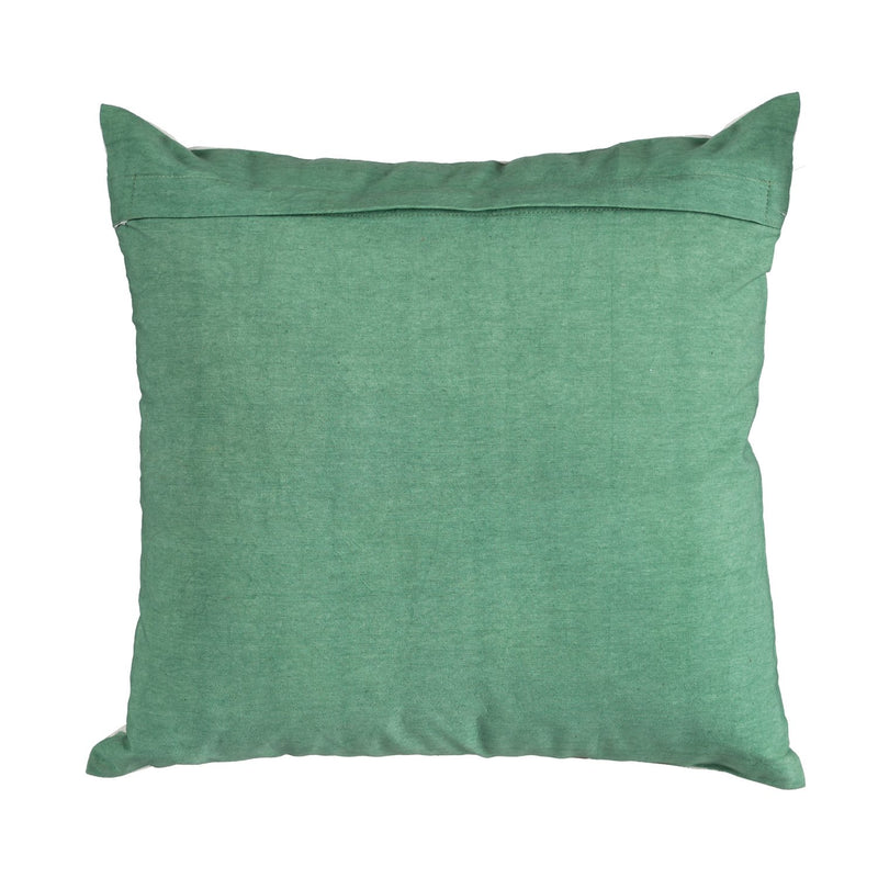 Embroidered Fern Dragonfly Decorative Pillow,4p4975