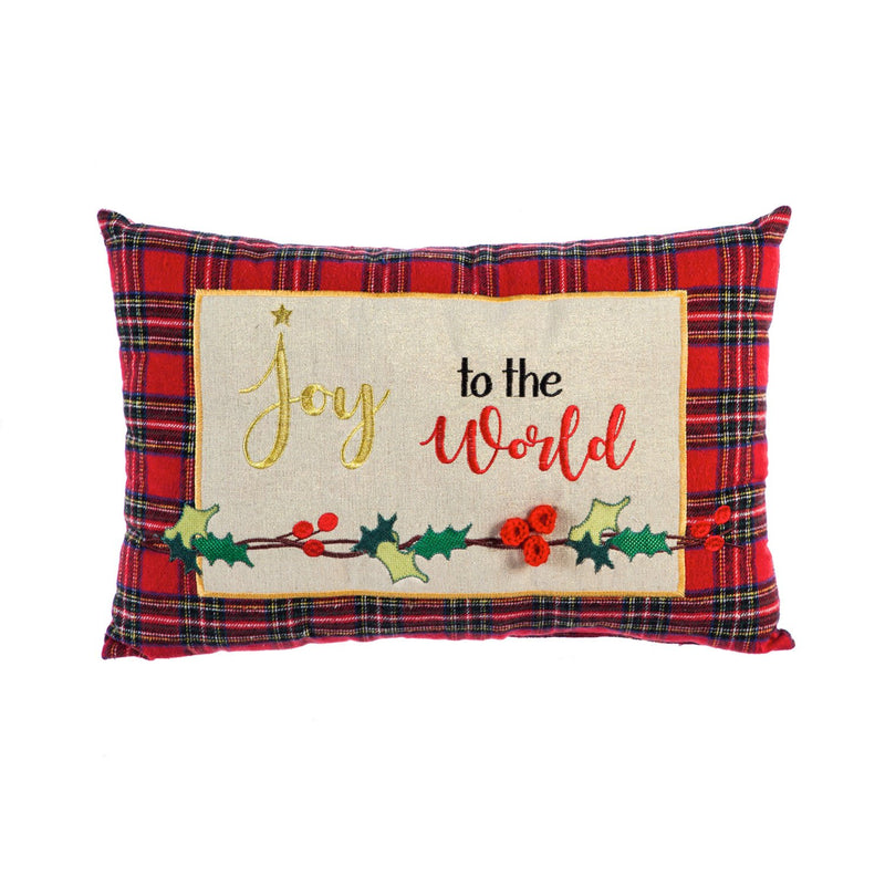 Joy to the World Lumbar Pillow,4p55003