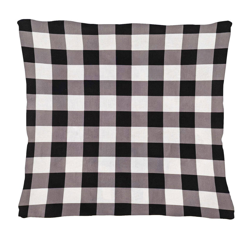 Buffalo Check Flower Pot Interchangeable Pillow Cover,4plc427bl