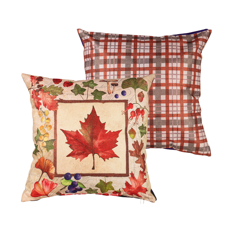 Welcome Fall Leaf 18" Interchangeable Pillow Cover,4plc563