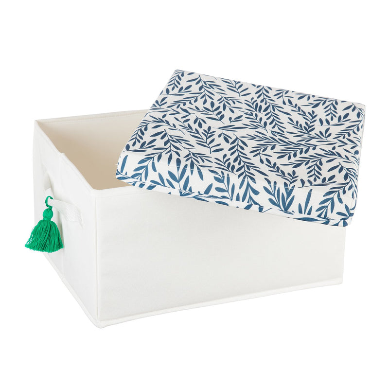 Botanical Leaf Print Outdoor Storage Box,4scr764