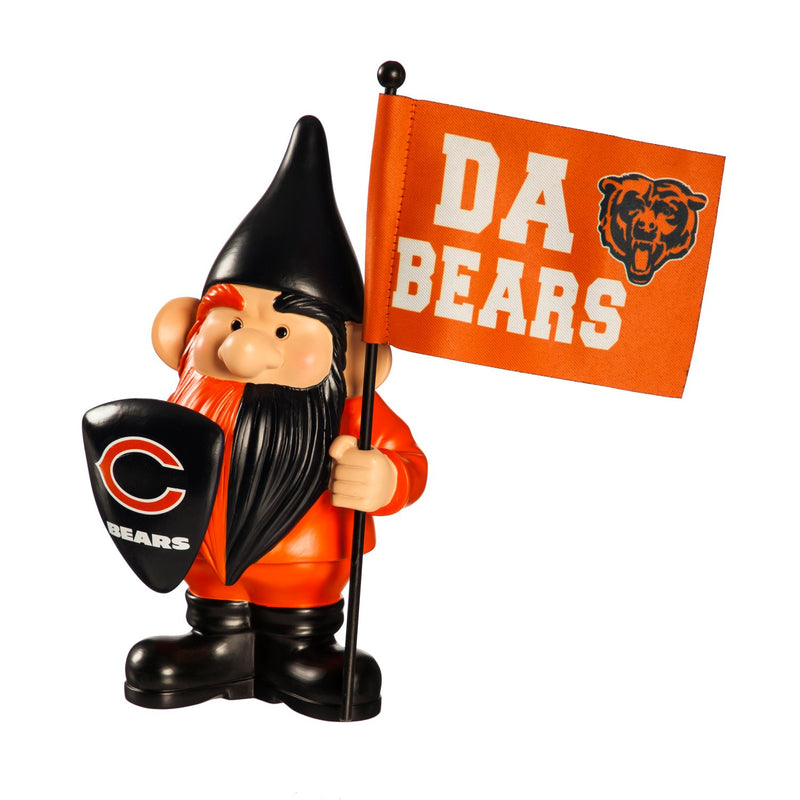 Chicago Bears, Flag Holder Gnome,543805fhg