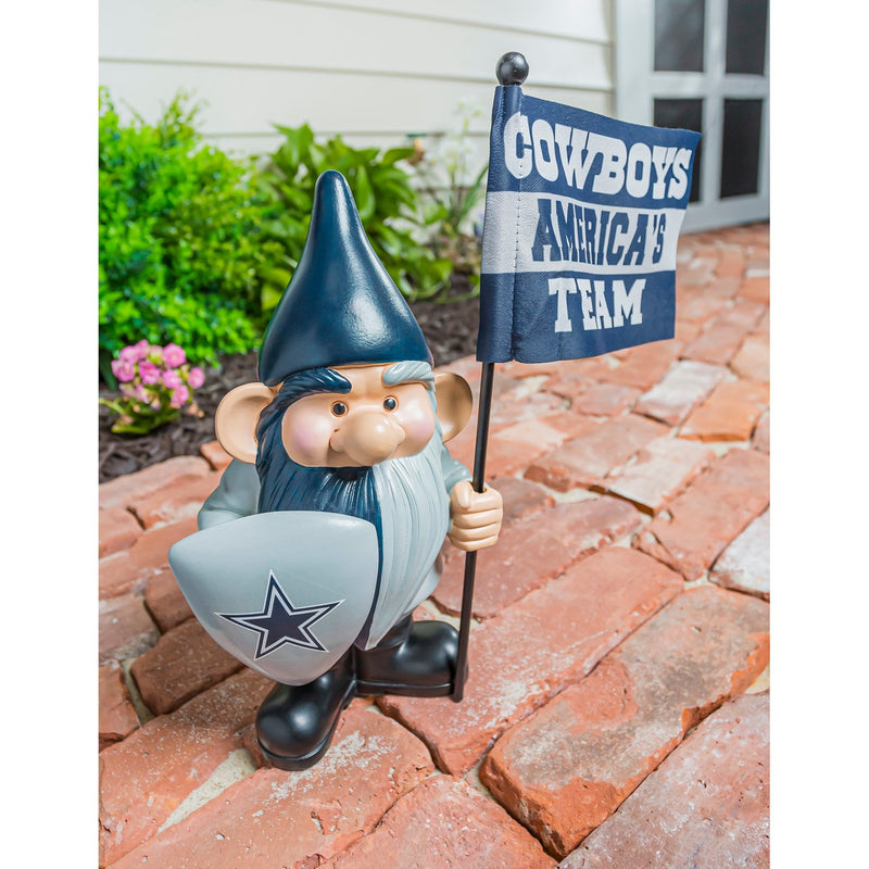 Dallas Cowboys, Flag Holder Gnome,543808fhg