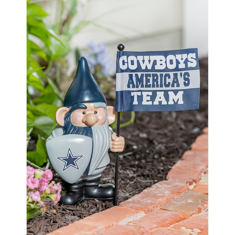 Dallas Cowboys, Flag Holder Gnome,543808fhg