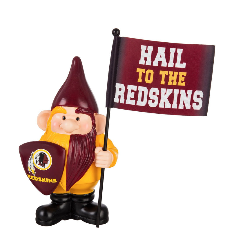 Washington Redskins, Flag Holder Gnome,543831fhg