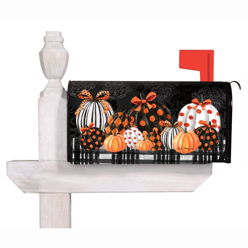 Elegant Pattern Pumpkins Mailbox Cover,56710