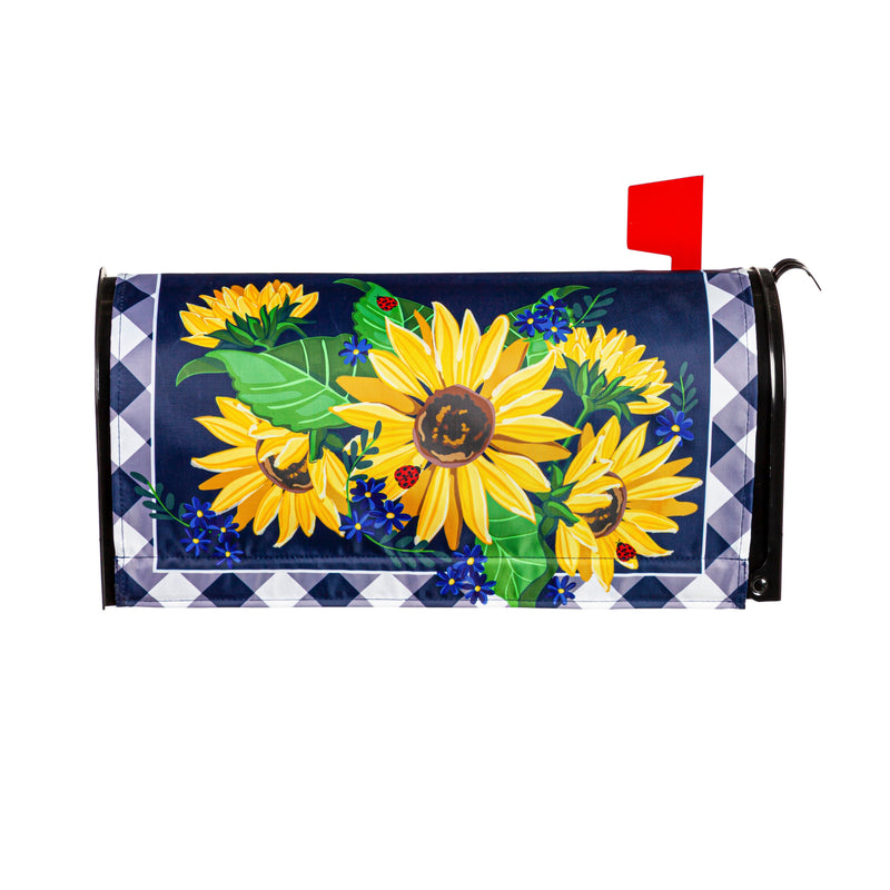 Sunflower Welcome Sublimated Mailbox Cover,56820