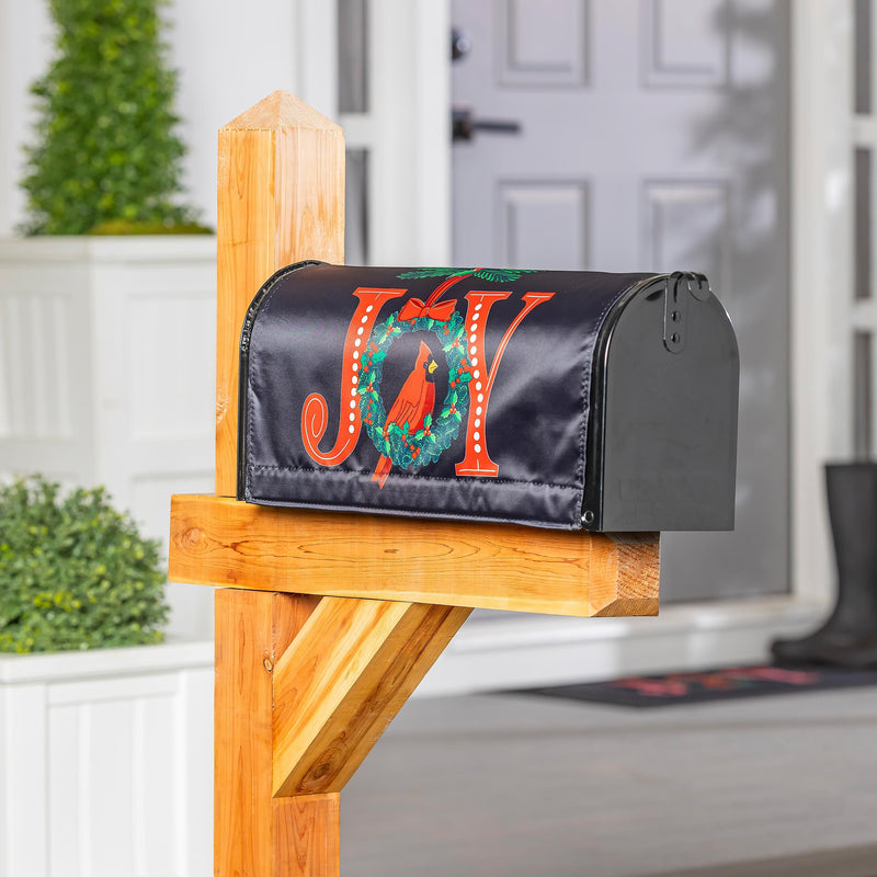 Joy to the World Wreath Mailbox Cover,56870