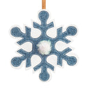 Snowflakes Seasonal Decor Banner,58b050
