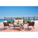 4Pcs Steel Sofa Set,62h74