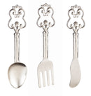 Cast Metal Cutlery Wall Decor, 3 Asst,6awd176