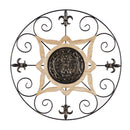 Metal and Wood Wall Decor,6awd617