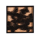 Metal and Wood Wall Decor Butterfly, 18"x1.5"x18"inches