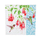 Fuschia and Hummingbird 24"x24" Outdoor Canvas,6c108034