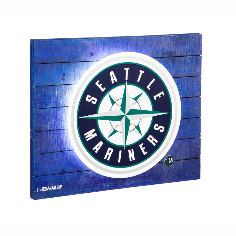 Lit Wall Décor, Seattle Mariners,6wlt4224