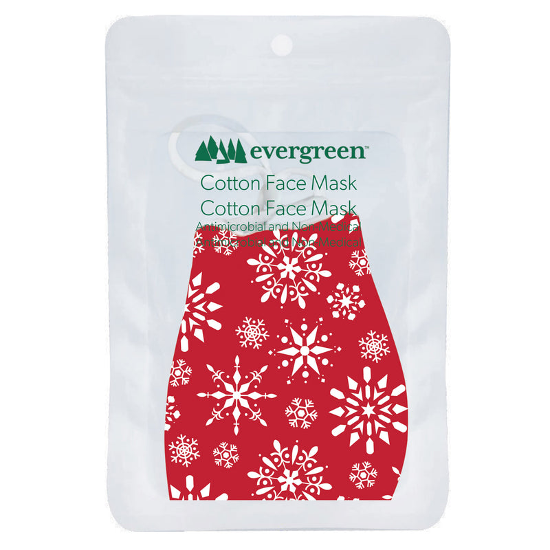 Adult Non-Medical Cotton Face Mask, 4 Holiday Designs, 9 of each, 36 pcs total,7cdu107