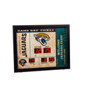 Bluetooth Scoreboard Wall Clock, Jacksonville Jaguars,7cl3814