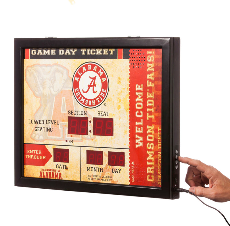 Bluetooth Scoreboard Wall Clock, Florida,7cl939