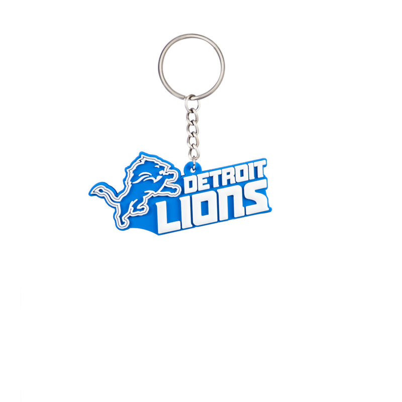 Detroit Lions, Rubber Keychain,7key3810