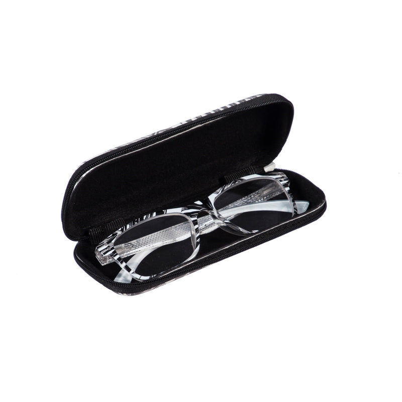 Adrian Reading Glasses with Matching Case, 4 Designs, 6 of each, 24 pcs total, Multi,7wsg018