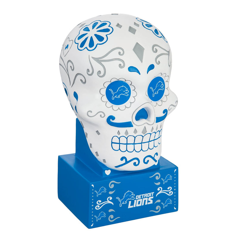 Detroit Lions, Sugar Skull Statue,843810sk