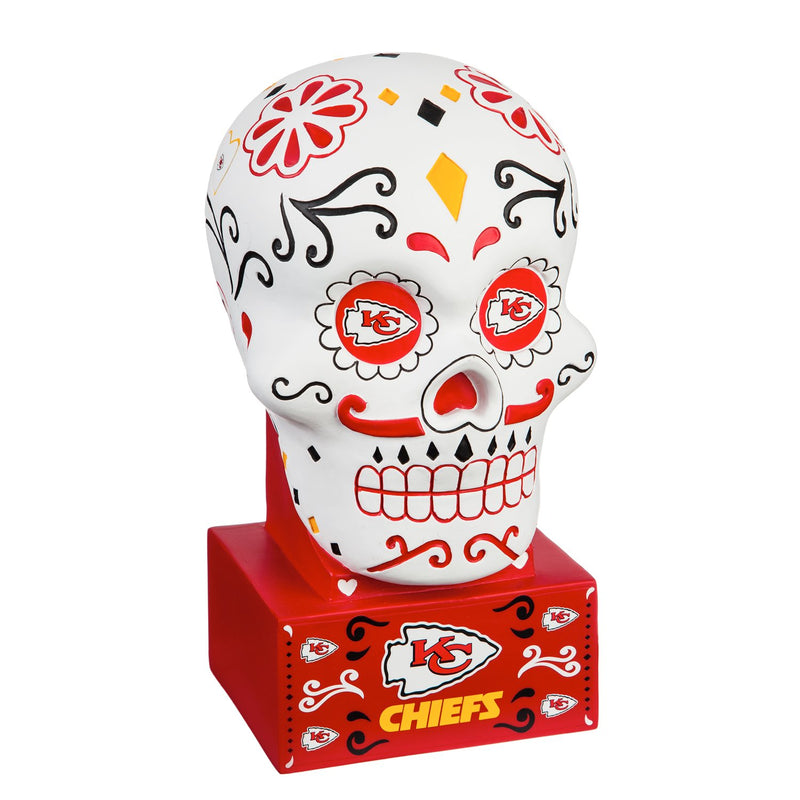 Kansas City Chiefs, Sugar Skull Statue,843815sk