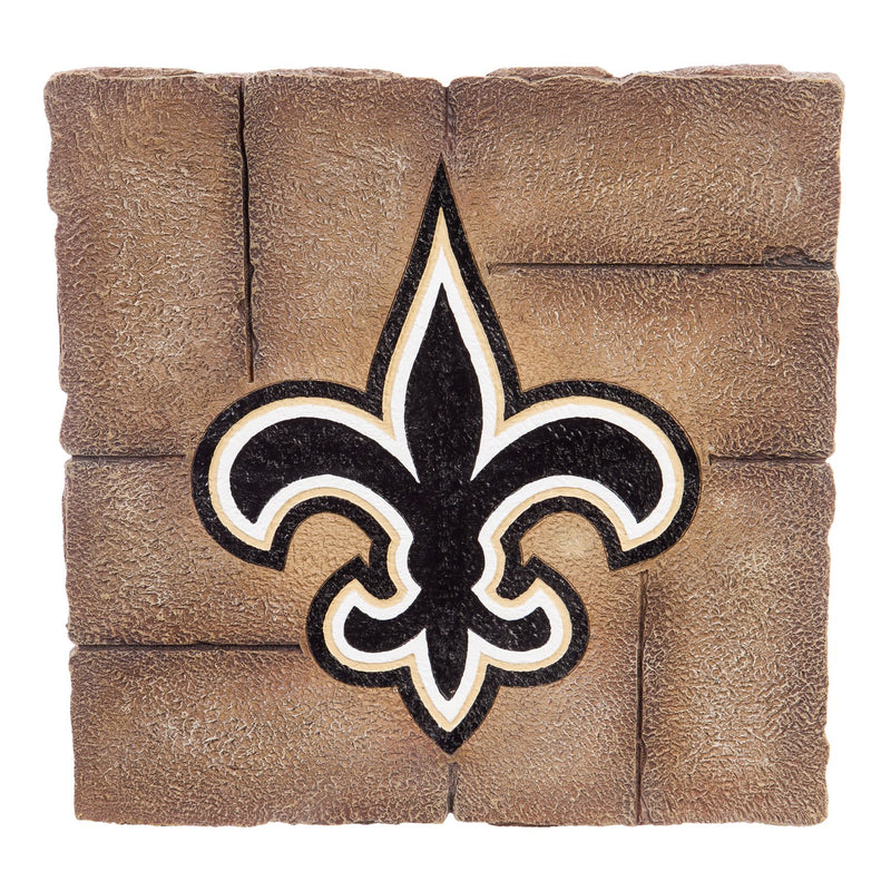 New Orleans Saints, Garden Stone, 11.7"x11.7"x0.78"inches