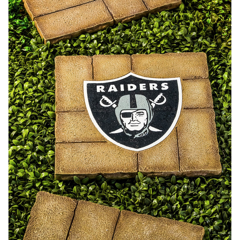 Oakland Raiders, Garden Stone, 11.7"x11.7"x0.78"inches