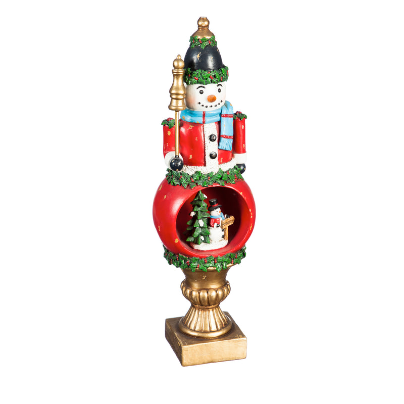 17"H Nutcracker w/ Scene Battery Operated LED Statuary, 3 ASST,84g2381