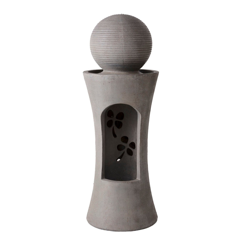 Pillar and Sphere Lighted Fountain,84g3430