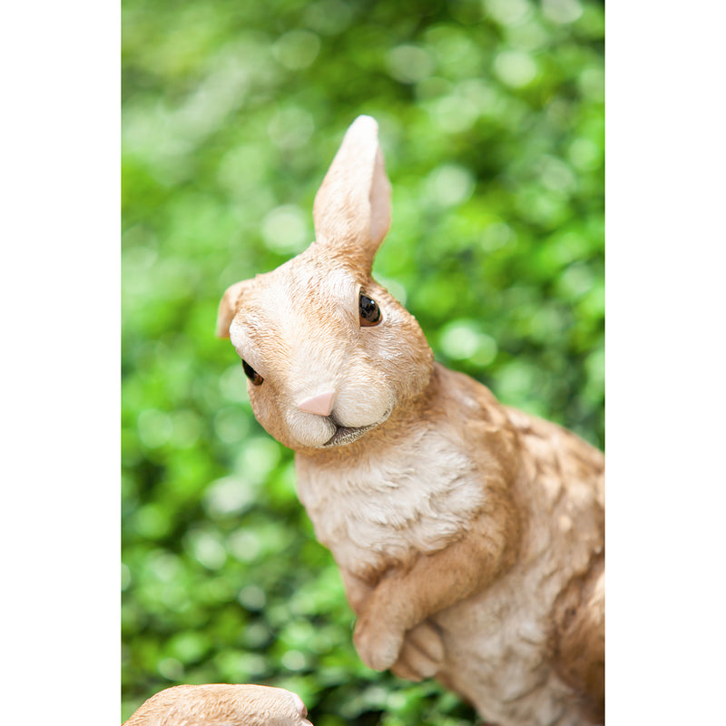 8.75" Rabbit Garden Statuary, 2 Asst, 4.75"x5.25"x8.75"inches