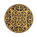 Recycled Rubber Stepping Stones, Set of 3 - Golden Medallion,84g3806