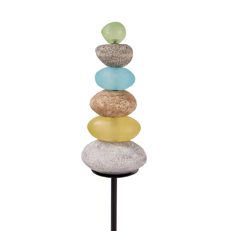 Zen Stacked Garden Stake, 3 ASST,84g3834