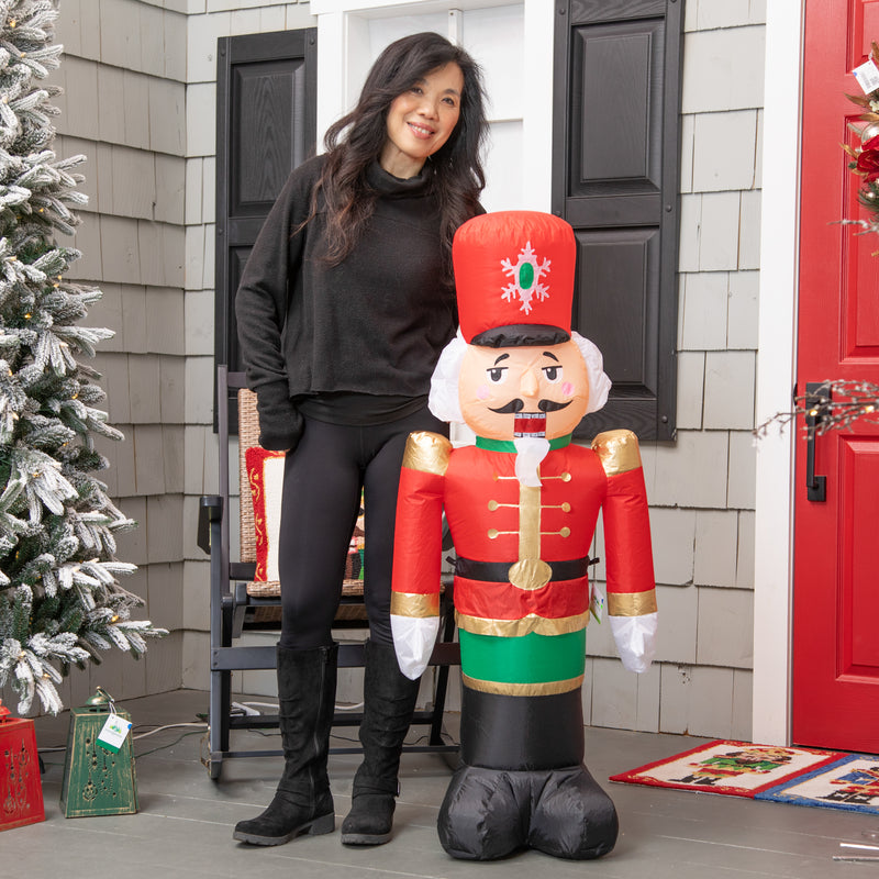 4ft Everinflatable LED Nutcracker,8i062