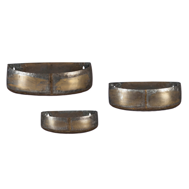 Metal Planter Set of 3,8pmtl137