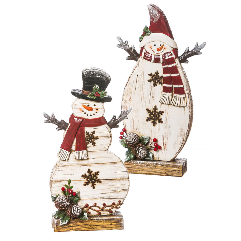 Vintage Snowman Table Decor, 2 ASST,8tar270