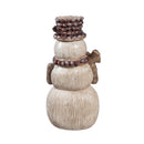 Resin Woodland Snowman Tabletop Decor, 2 Asst,8tar430