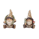 Resin Woodland Gnome Tabletop Decor, 2 Asst,8tar431