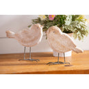 Resin Bird Table Decor, 2 Asst,8tar446