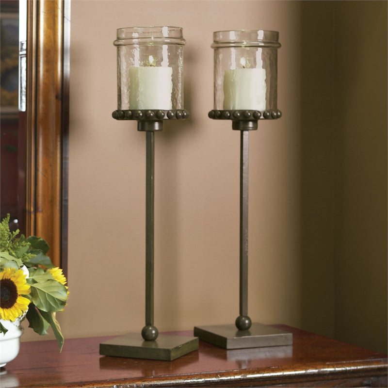 Napa Home Garden, CASTILLIAN PILLAR HOLDER TALL,9757r