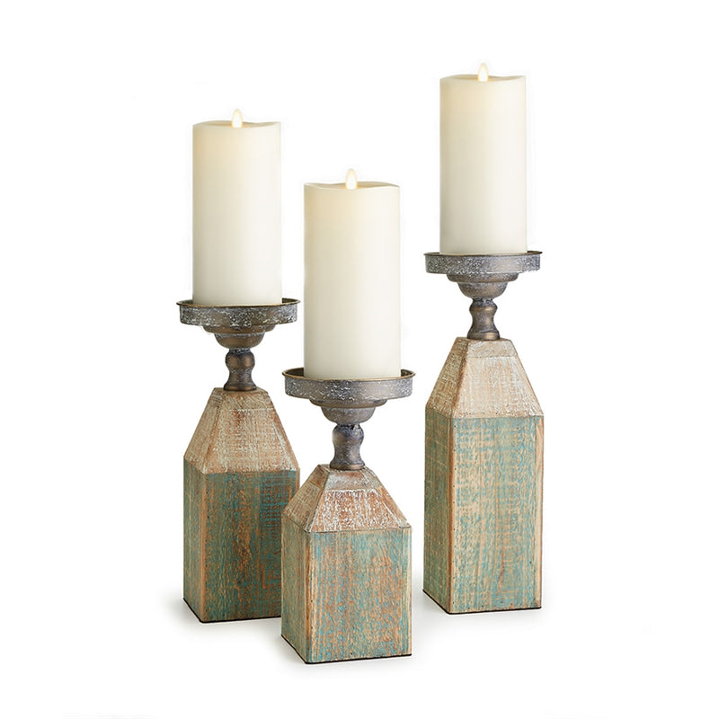 Napa Home Garden, NORTH BEACH CANDLE STANDS ,SET OF 3,dv222