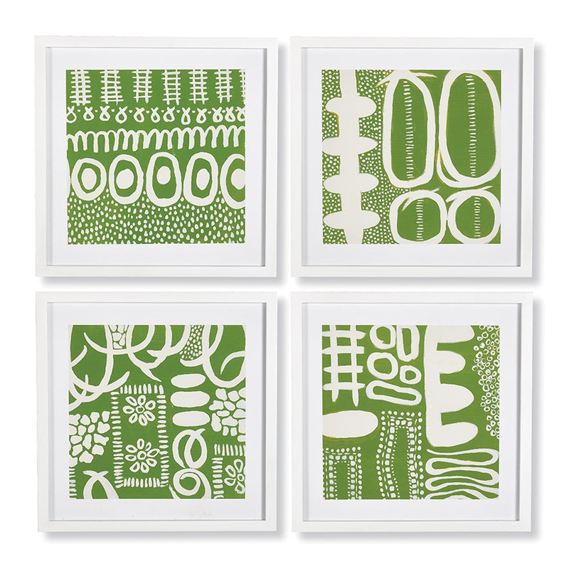 Napa Home Garden, VETIVER PRINTS ,SET OF 4,nh205