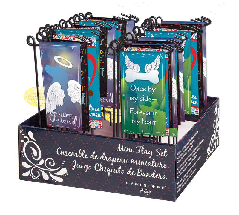 Pet Memorial Mini-Flag Boxed Set of 24,p2616