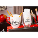 Ceramic 17 OZ Cup and Stemless 17 OZ  Wine Gift Set, Before School/After School,p2716005