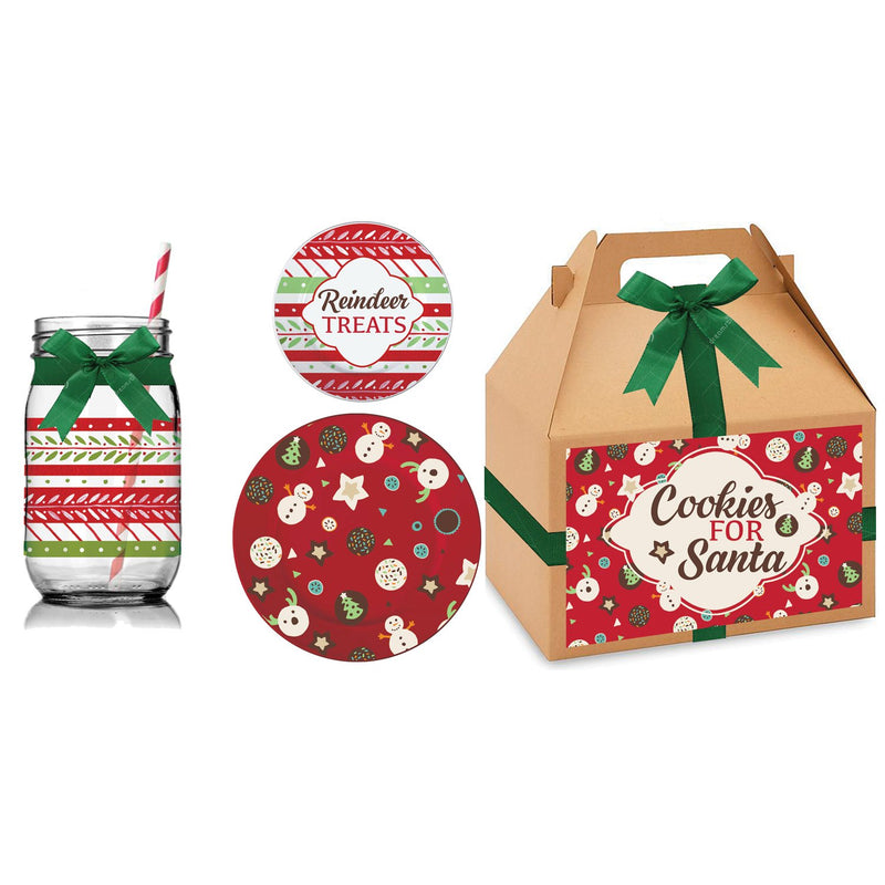 Cookies for Santa Gift Set, Holiday Happy Pattern,p327013