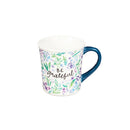Coffee Cup and Floral Gift Set, 8 OZ, Be Grateful,p3758001