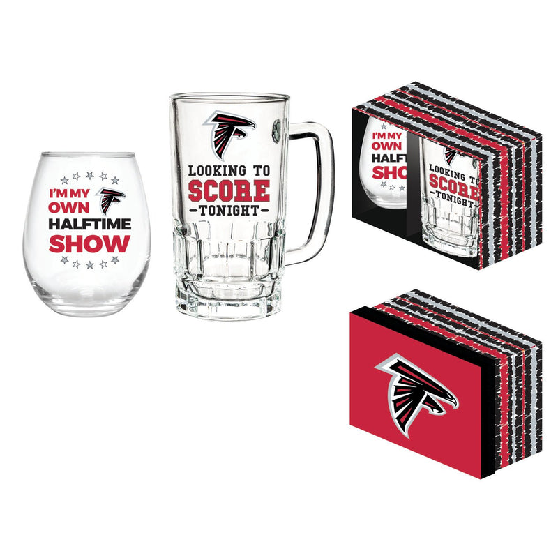 Atlanta Falcons, Stemless 17OZ Wine & Beer 16 OZ  Gift Set,p3843801