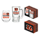 Cincinnati Bengals, Stemless 17OZ Wine & Beer 16 OZ  Gift Set,p3843806