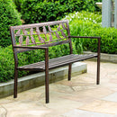 Garden Metal Bench, Birds on a Wire,pha247