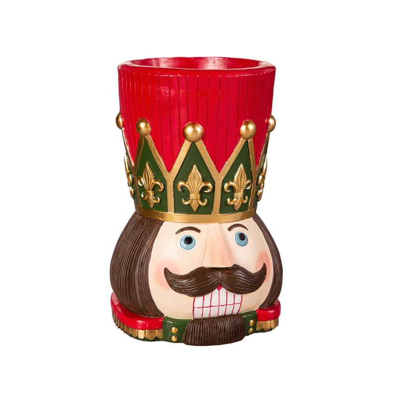 Resin Nutcracker Head Planter,phf064